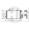 DIEDERICHS 8101503 Condenser, air conditioning